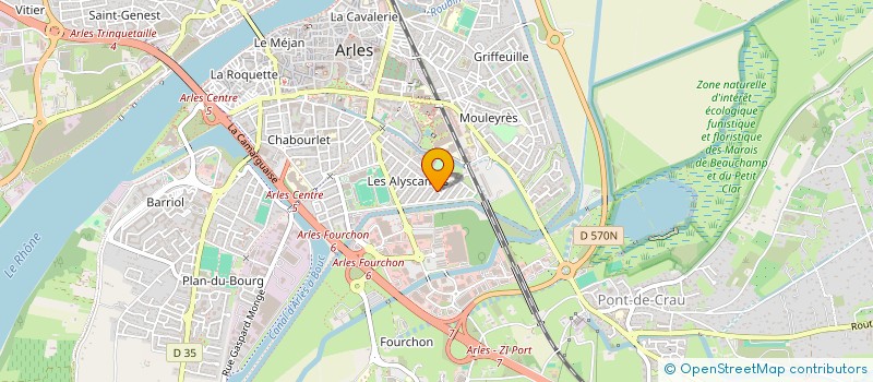 localisation de l'entreprise INDIVISION FERREIRA  ARLES