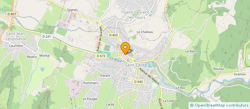 localisation de l'entreprise INDIVISION FERRI D'ALESSIO à SAINT-CERE