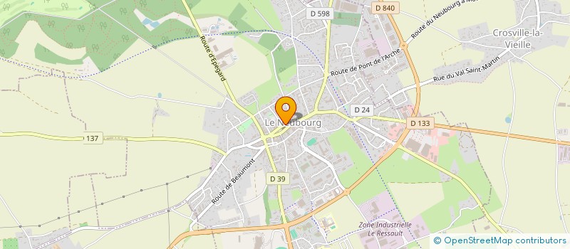 localisation de l'entreprise INDIVISION FEUGERE ALBERT  LE NEUBOURG