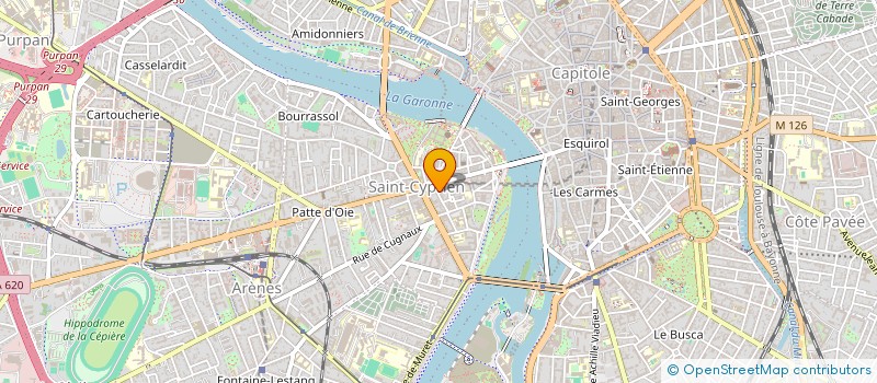 localisation de l'entreprise INDIVISION FEVRIER POWELL  TOULOUSE