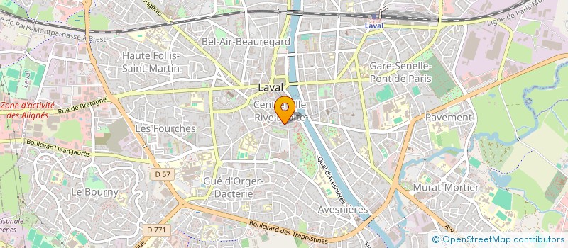 localisation de l'entreprise INDIVISION FEVRIER ROYER à LAVAL