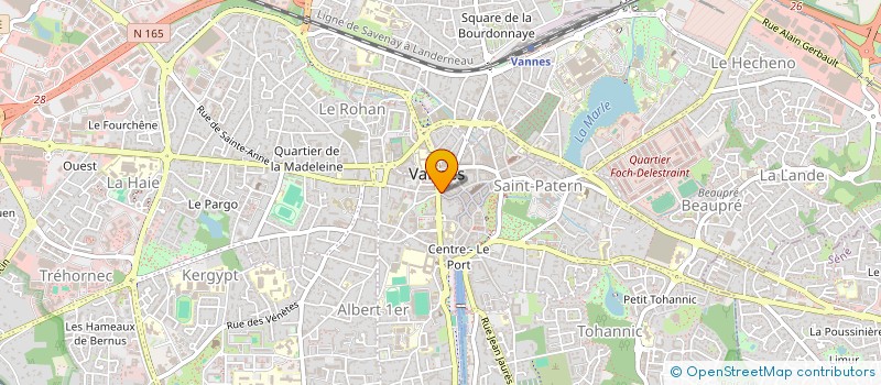 localisation de l'entreprise INDIVISION FEY à VANNES