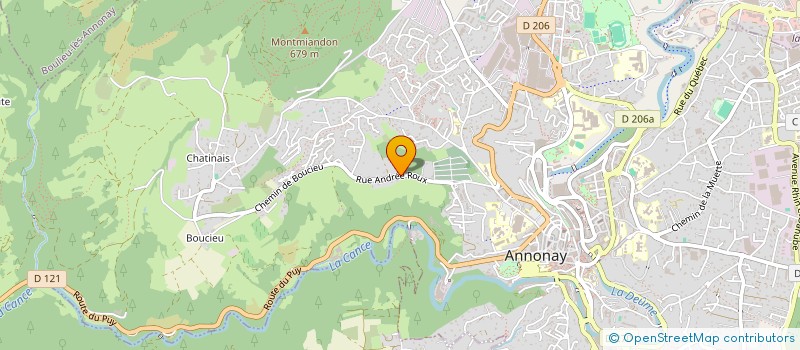 localisation de l'entreprise INDIVISION FICHET à ANNONAY
