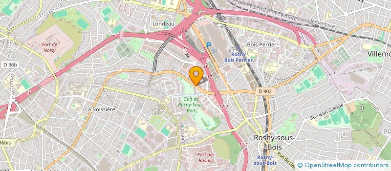 localisation de l'entreprise INDIVISION FIEVET à ROSNY-SOUS-BOIS