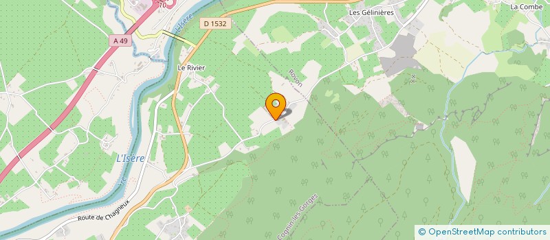 localisation de l'entreprise INDIVISION FILLET  COGNIN-LES-GORGES