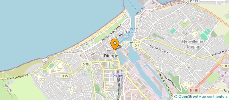 localisation de l'entreprise INDIVISION FIM LEVEAU  DIEPPE