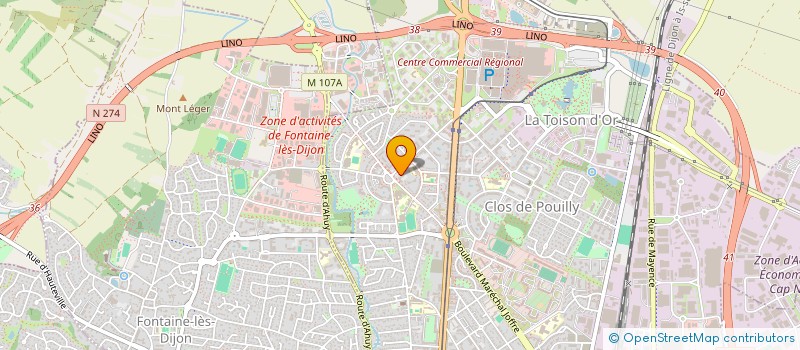 localisation de l'entreprise INDIVISION FINET-BRESDIN à DIJON