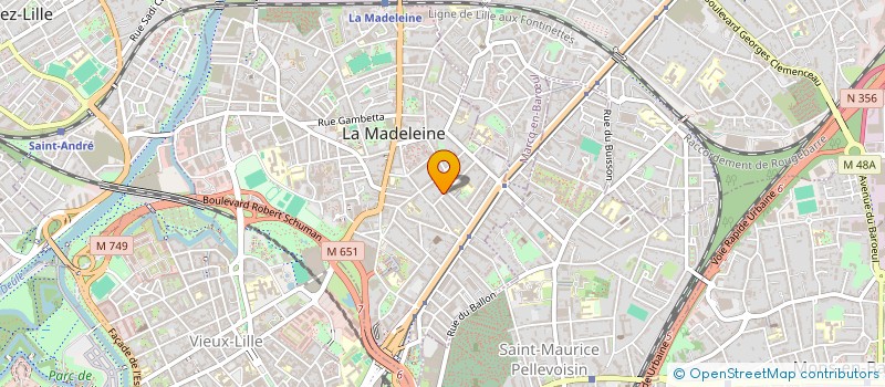 localisation de l'entreprise INDIVISION FINK-GARNAVAULT-AMBERT à LA MADELEINE