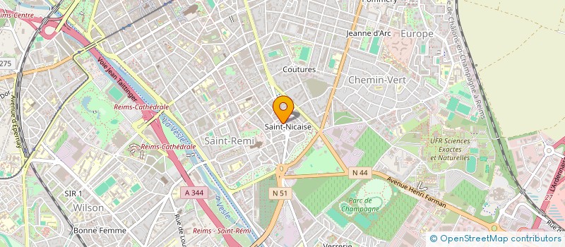 localisation de l'entreprise INDIVISION FIORANO  REIMS