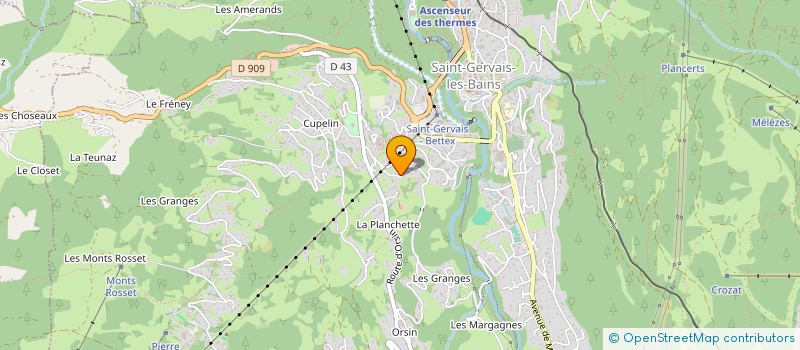 localisation de l'entreprise INDIVISION FISCHEL  SAINT-GERVAIS-LES-BAINS