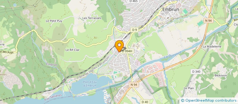 localisation de l'entreprise INDIVISION FISCHER  EMBRUN