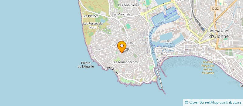 localisation de l'entreprise INDIVISION FISCHER-FAUCHE à LES SABLES D'OLONNE