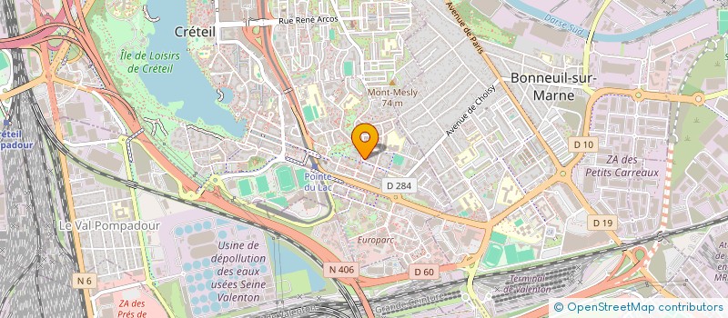 localisation de l'entreprise INDIVISION FISELLE/LAVOLOT  CRETEIL