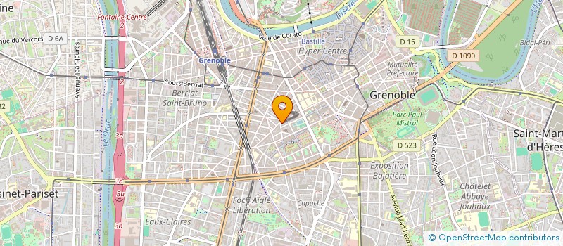 localisation de l'entreprise INDIVISION FITTE HERVE ET SOPHIE  GRENOBLE