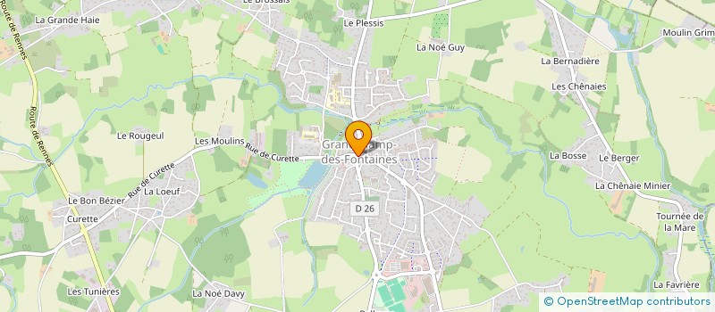 localisation de l'entreprise INDIVISION FLAJOLET-CHRISTIEN  TREILLIERES