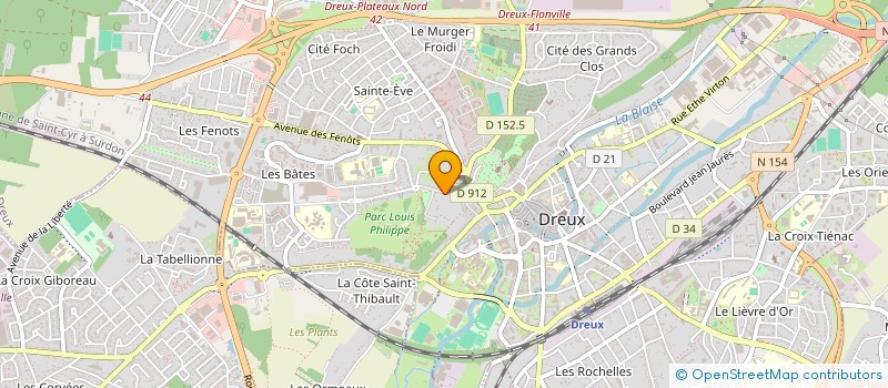 localisation de l'entreprise INDIVISION FLAMAND / MAS à DREUX