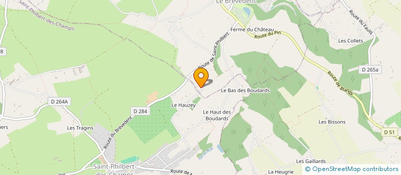 localisation de l'entreprise INDIVISION FLAMBARD à SAINT-PHILBERT-DES-CHAMPS