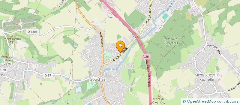 localisation de l'entreprise INDIVISION FLECHEL  SOUCHEZ