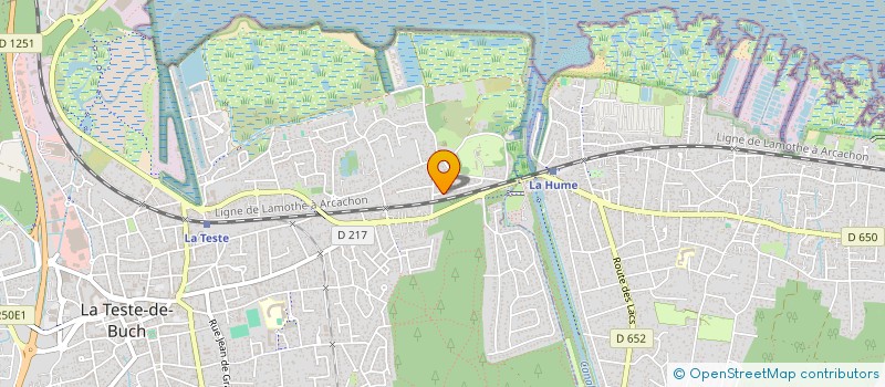 localisation de l'entreprise INDIVISION FLEITH à LA TESTE-DE-BUCH