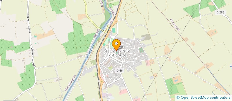 localisation de l'entreprise INDIVISION FLEUREAU -LANCREY JAVAL  SAINT-LAURENT-D'AIGOUZE