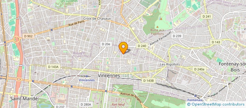 localisation de l'entreprise INDIVISION FLEURY à VINCENNES