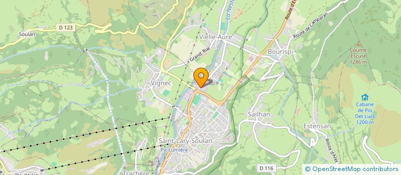 localisation de l'entreprise INDIVISION FLEURY  SAINT-LARY-SOULAN