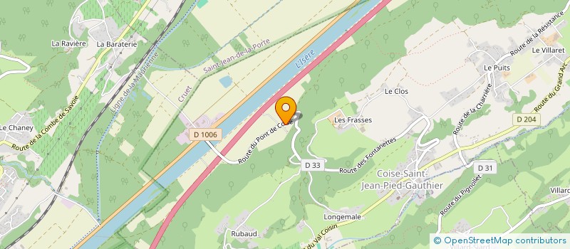 localisation de l'entreprise INDIVISION FLEURY JEAN PIERRE ET LAURENCE  COISE-SAINT-JEAN-PIED-GAUTHIER