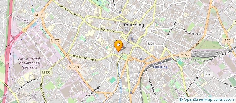 localisation de l'entreprise INDIVISION FLIPO DEWAMBRECHIES  TOURCOING