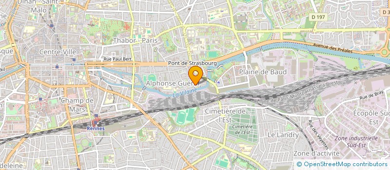 localisation de l'entreprise INDIVISION FLIPPOT/GUIHARD  RENNES