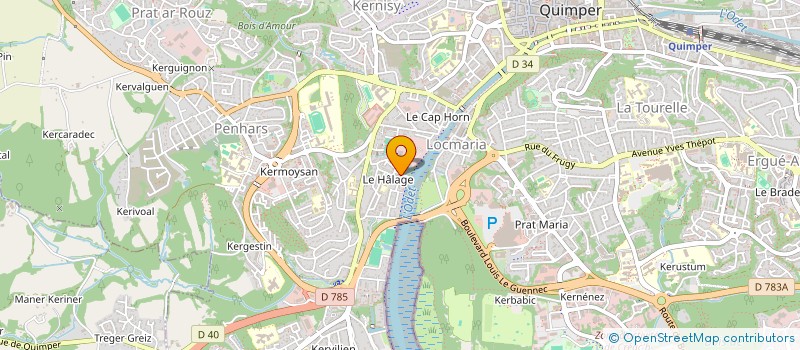 localisation de l'entreprise INDIVISION FLOCH GROVES à QUIMPER