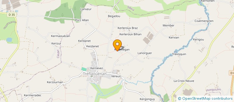 localisation de l'entreprise INDIVISION FLOCH & ROZEC  TREFLAOUENAN