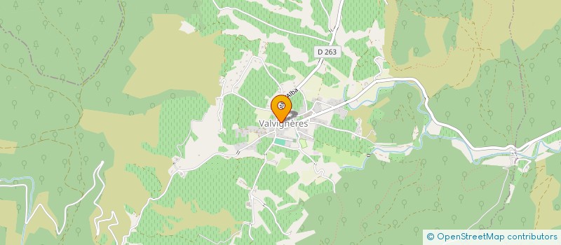 localisation de l'entreprise INDIVISION FLOGERE  VALVIGNERES