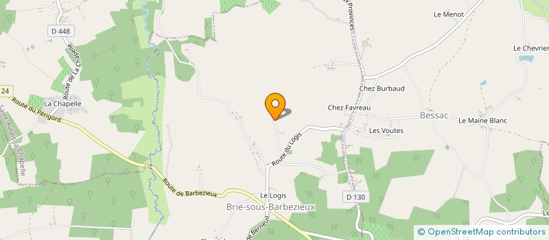localisation de l'entreprise INDIVISION FLORANT à BRIE SOUS BARBEZIEUX