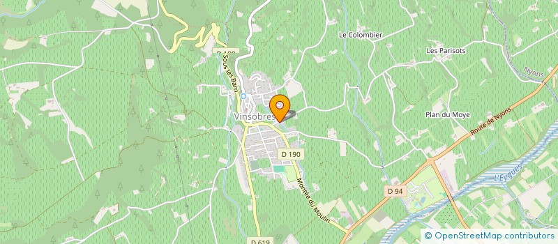 localisation de l'entreprise INDIVISION FLOURET  VINSOBRES