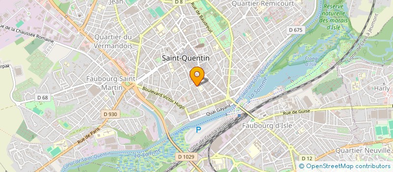 localisation de l'entreprise INDIVISION FODOP DJOJO POUAMOUN MOULIOM  SAINT-QUENTIN