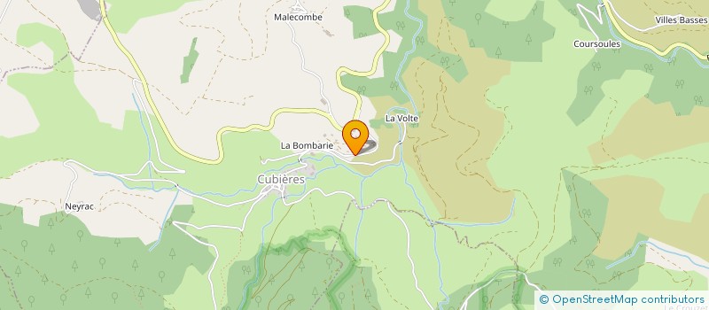 localisation de l'entreprise INDIVISION FOLCHER HERVE  CUBIERES