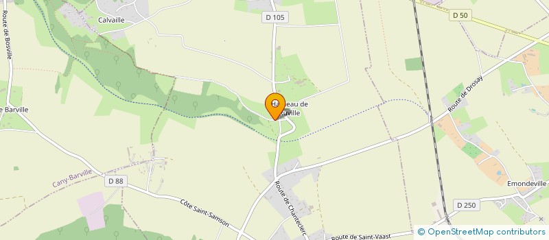 localisation de l'entreprise INDIVISION FONCIERE SELLE  SAINT-VAAST- DIEPPEDALLE