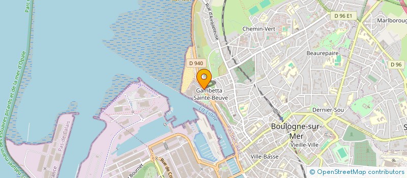 localisation de l'entreprise INDIVISION FONCK  BOULOGNE-SUR-MER