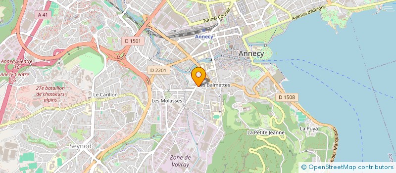 localisation de l'entreprise INDIVISION FONTAINE à ANNECY