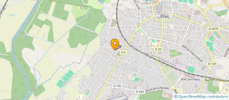 localisation de l'entreprise INDIVISION FONTAINE ET DARNAUDGUILHEM à DAX