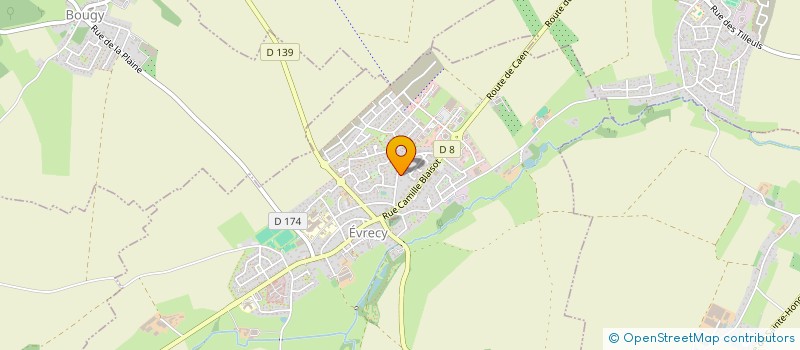 localisation de l'entreprise INDIVISION FONTEILLE  EVRECY