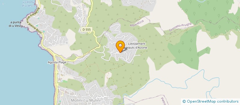 localisation de l'entreprise INDIVISION FONTENEAU DREANO à ALBITRECCIA