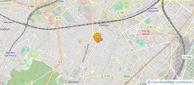 localisation de l'entreprise INDIVISION FONTENEAU LE NOURS à CLAMART