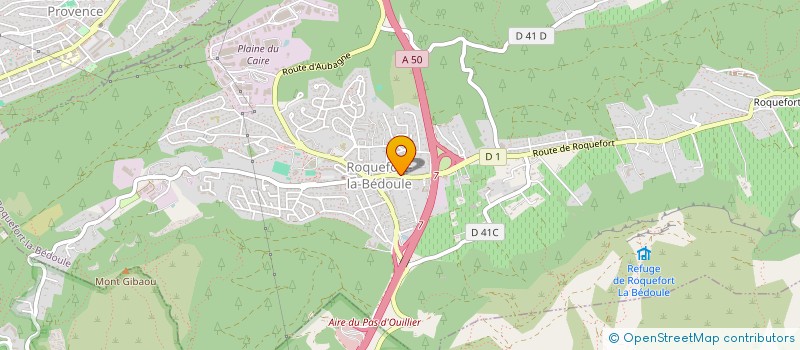 localisation de l'entreprise INDIVISION FOREST à ROQUEFORT-LA-BEDOULE