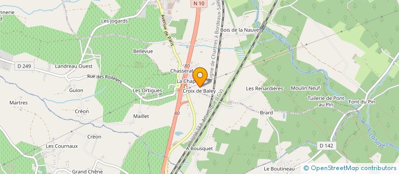 localisation de l'entreprise INDIVISION FORESTIER à CAVIGNAC