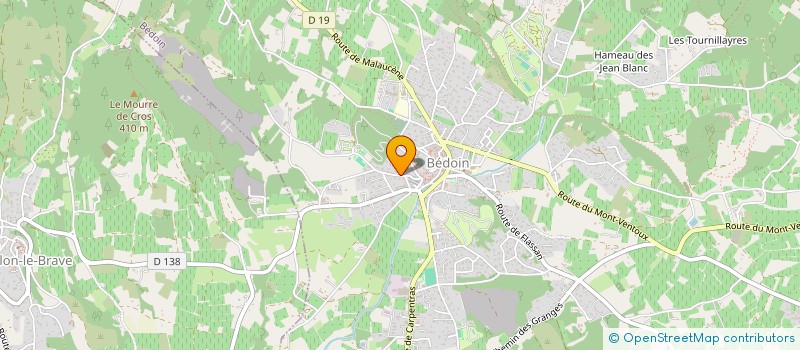 localisation de l'entreprise INDIVISION FORESTIER  BEDOIN