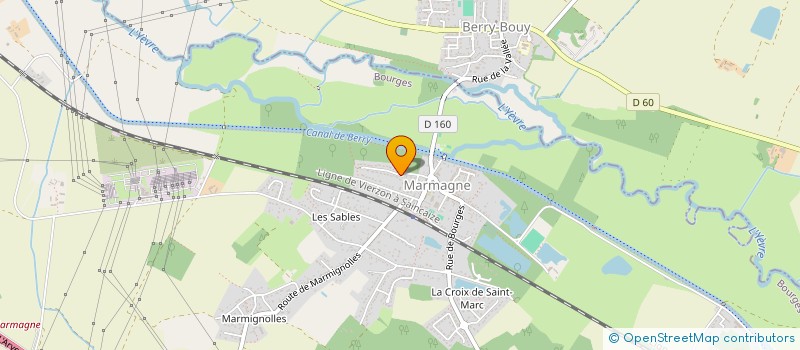 localisation de l'entreprise INDIVISION FORESTIERE PICAUD  MARMAGNE