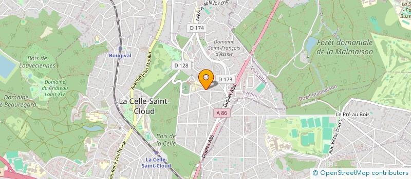 localisation de l'entreprise INDIVISION FORESTIERE RH  LA CELLE-SAINT-CLOUD