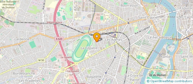 localisation de l'entreprise INDIVISION FORETS - FAUCONNET à TOULOUSE