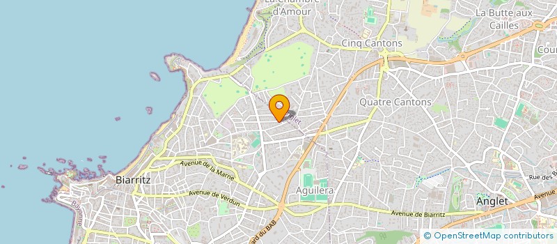 localisation de l'entreprise INDIVISION FORGUES à BIARRITZ
